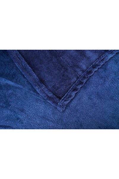 Fabienne Silky Soft Double Blanket Navy Blue 200x220cm Flannel Throw Blanket 280 GSM