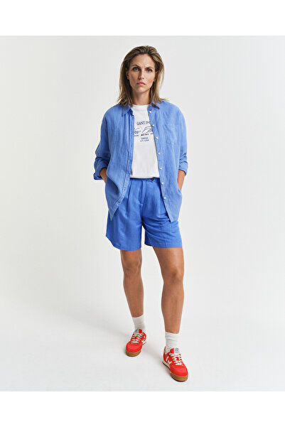 Gant Kadın Mavi Relaxed Fit Şort