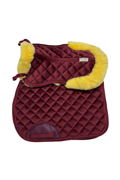 ATEX BİNİCİLİK Eyer Altı ve Peluş Set, Orijinal Kuzu Postu Eyer Altı ve Peluş...