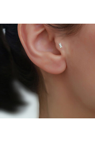Bayar Gold 14 Ayar Altın Baget Tragus Piercing