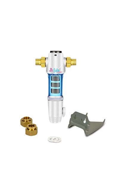 Sofia Concept Drinking Water Filter with Manual Purge Aquamarine Crystal, SofiaCONCEPT®, German Tech, 5000L/h, Blue
