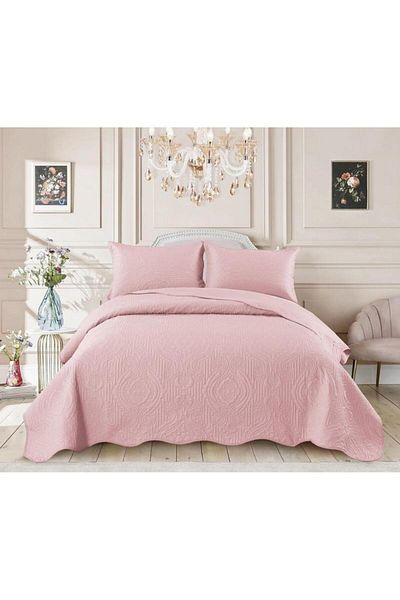 Sonia-home Bedspread and 2 pillowcases Sonia Home Design pink - 220x240 ± 5 cm and pillows 54x85