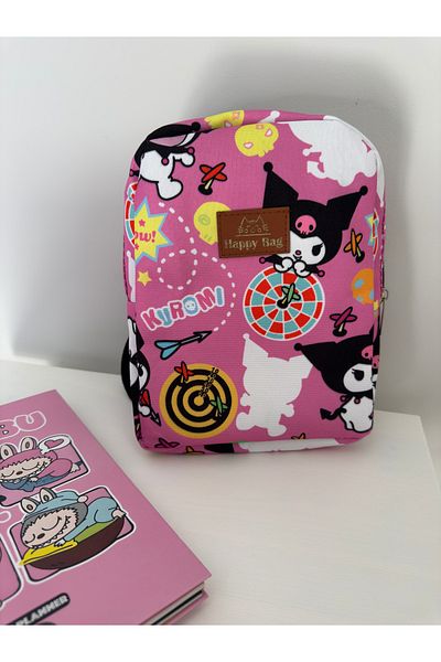 ESNEVA Special Design Colorful Durable Zippered Strap Children & Teenager First School Bag