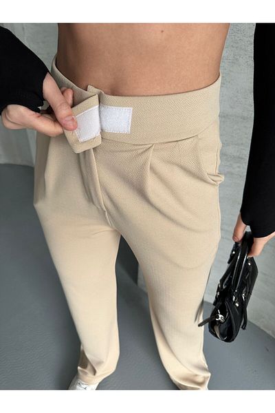 RPT MODA High Waist Cirtli Belt Palazzo Pants