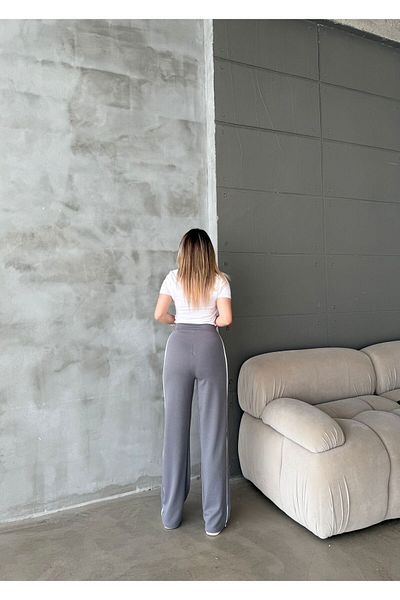 RPT MODA High Waist Lycra Palazzo Pants with Arabic