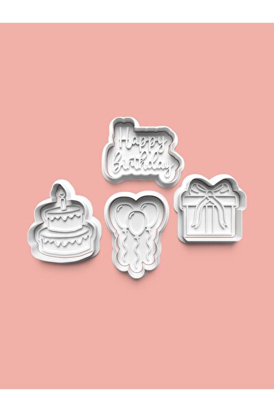 AKTASTORE مجموعة من 4 قوالب بسكويت وقوالب عجينة السكر لعيد الميلاد