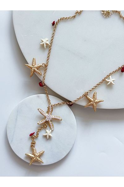CHARMLUCKY Sea Charm Y Necklace