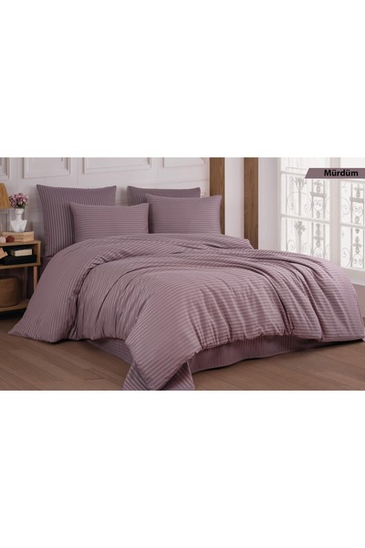 EVRİZON Double Satin Duvet Cover Set