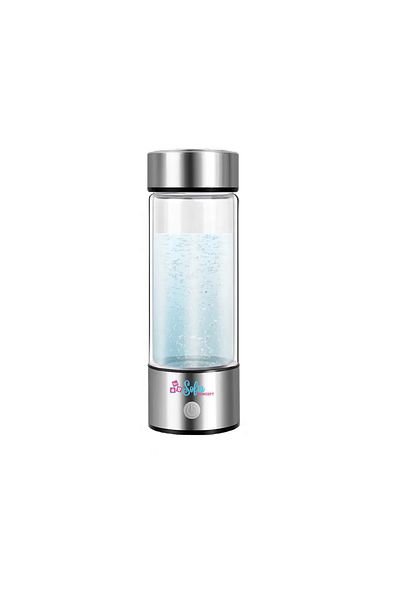 Sofia Concept Sofia CONCEPT® Hydrogenated/Ionized Water Generator Bottle, Portable, 10 W, 420 ml, Led, Silver