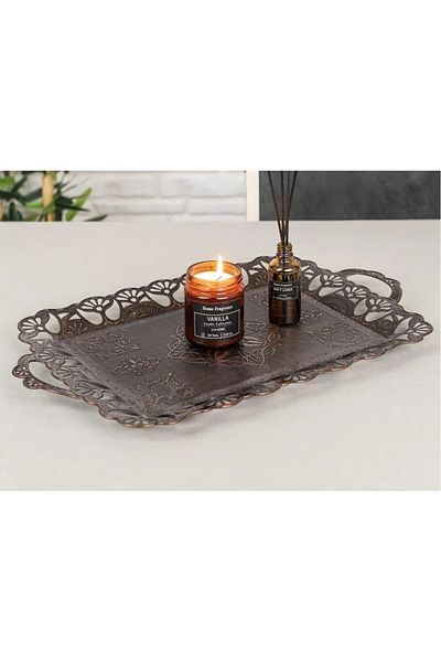 AiroBazar Tray 6-Person Decorative Tray Promise Tray Engagement Tray Presentation Tray Embroidered Tray
