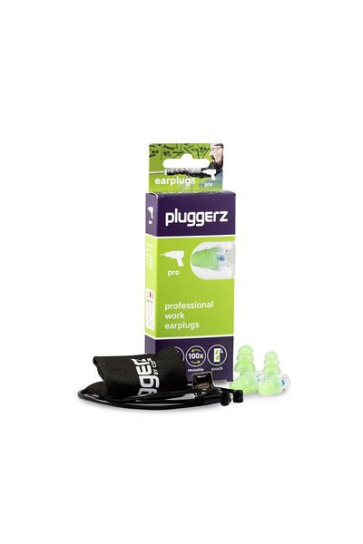PLUGGERZ Dopuri de urechi din silicon pentru protecția auzului în medii zgomotoase de lucru și de viață, Pluggerz Pro, 4 bucăți