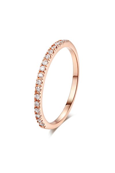 Choice 8 R132 Delicate Micro Pave Zircon Rings For Women Trendy Chic Crystal Daily Dating Women's Stackable