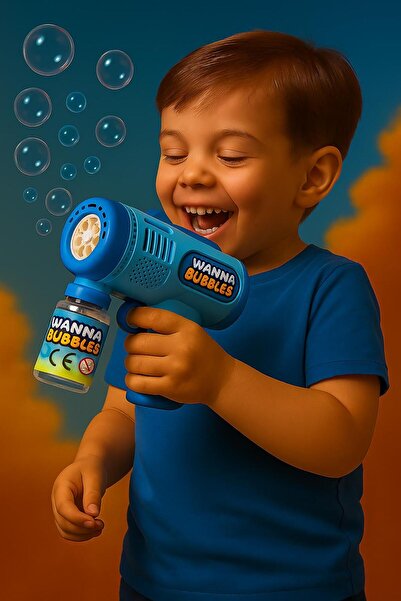 hak-iş oyuncak Işıklı Köpük Balon Atan Tabanca