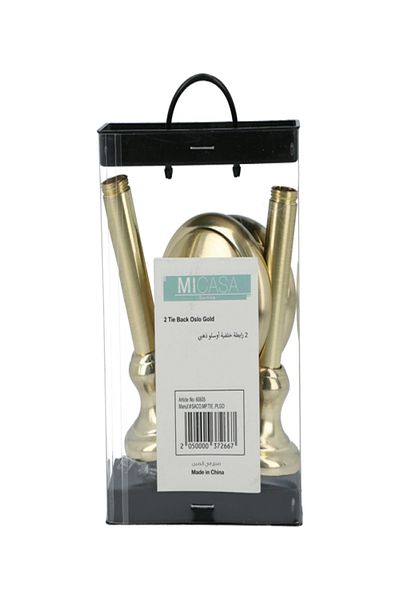micasa 2-Piece Rust-Resistant Durable Steel Tie Back for Curtains