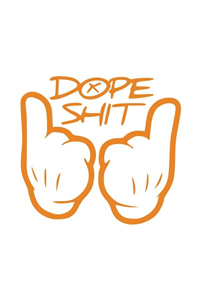 Reysa Tasarım ملصق دوب شيت مقاس 17 × 17 سم برتقالي