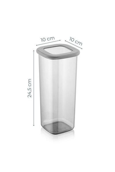 UnicUtil Set of 3 food containers, UniqueUtil, Lightweight Durable, Anthracite