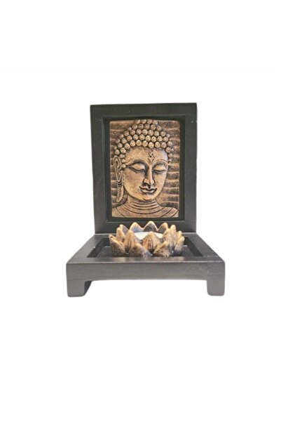 Creative Toys Suport lumânare ANGMAD, design față de Buddha și floare de lotus