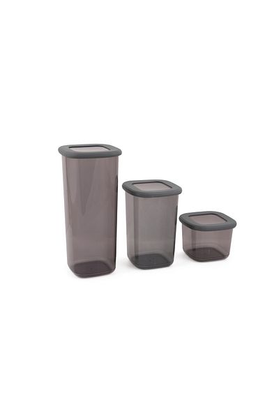 UnicUtil Set of 3 food containers, UnicUtil, Versatile Premium, Anthracite