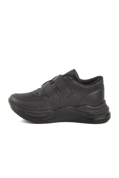 WALKWAY Black Glitter Children's Casual Shoes 7021086 F