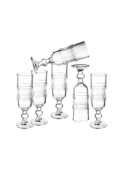 Dania 175ml clear glass juice glass set