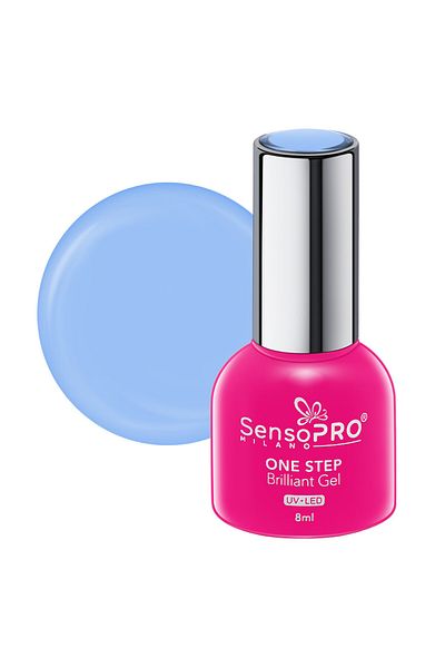 SensoPRO Milano Oja semipermanentă cu gel strălucitor într-un singur pas 8ml, Always Confident #57