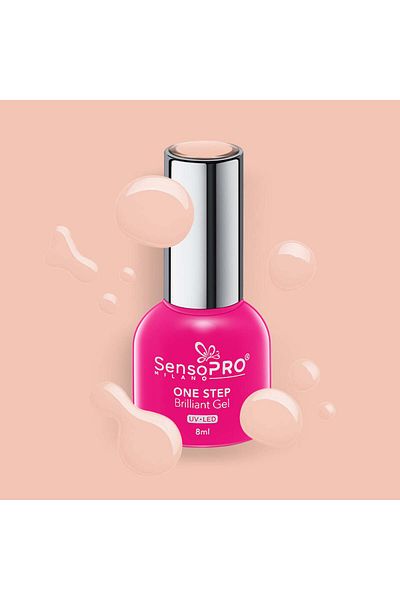 SensoPRO Milano Ojă semipermanentă Brilliant într-un singur pas, 8 ml, Extra Fabulos #35