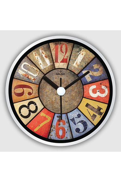 ATABY Galaxy Magnet Refrigerator Clocks, Round, 10 cm