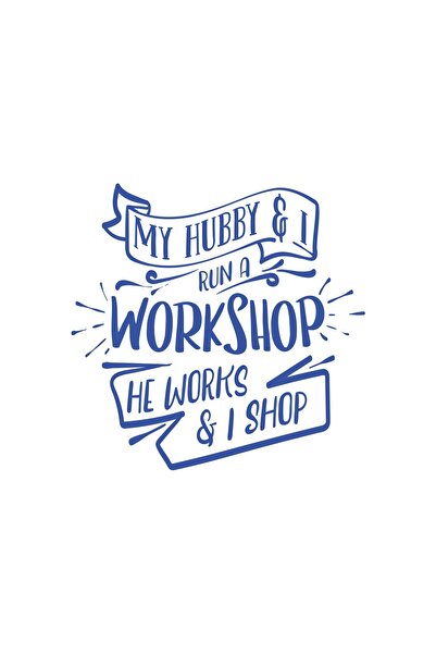 Reysa Tasarım Workshop Sticker 17X17 cm Blue