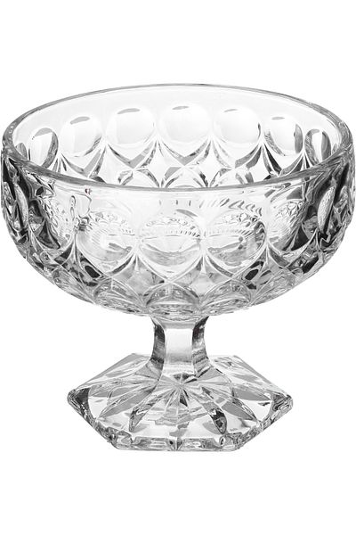 Alsaif Gallery Glass Sugar Bowl Alsaif Gallery, 16×24 cm, with Lid - Transparent