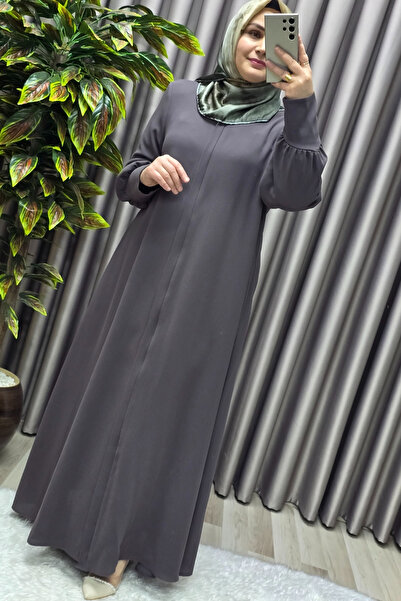 Elmas Tesettür Kadın Tesettür Giyim Büyük Beden Hürrem Kol Ferace