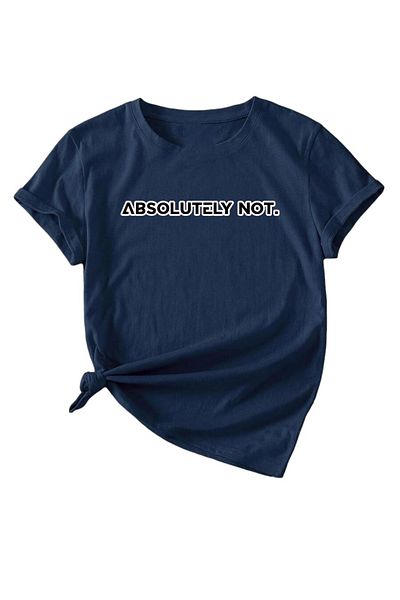 uyguntarz Unisex Απολύτως Όχι. Μπλουζάκι με σχέδιο