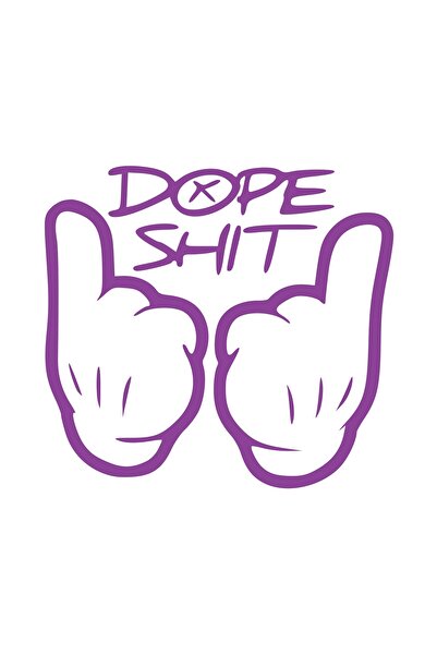 Reysa Tasarım ملصق دوب شيت مقاس 17x17 سم أرجواني