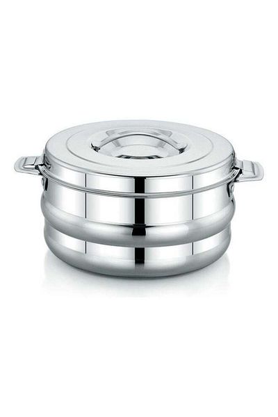 ROYALFORD Galaxy Double Wall SS Hot Pot Silver