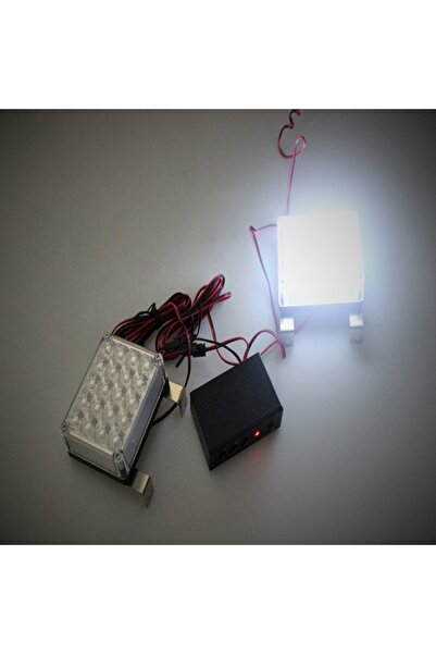 Flaşlı İkaz Lambası 40 LED (Beyaz)