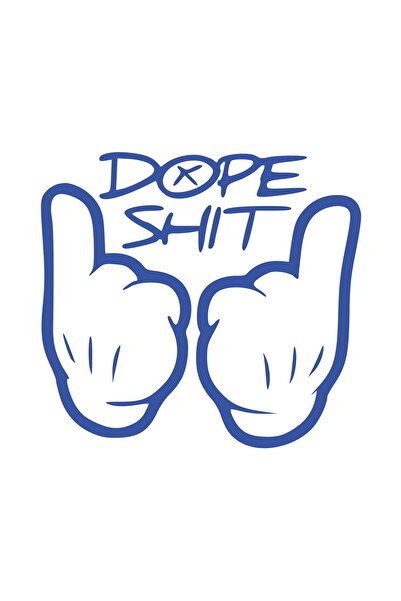 Reysa Tasarım ملصق دوب شيت مقاس 17x17 سم أزرق