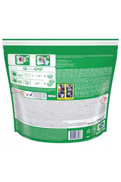 Ariel Mountain Spring Allin1 70pcs White Wash Capsules.