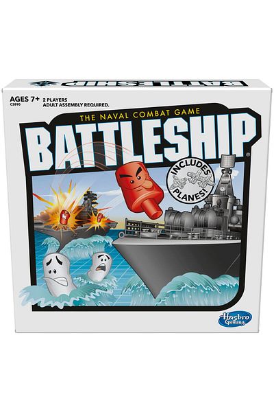 Hasbro Gaming لعبة استراتيجية "السفينة الحربية والطائرات" للأعمار من 7 سنوات فما فوق
