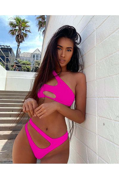 WildFashion 2-piece swimsuit with cutouts and removable pad SW2263-55