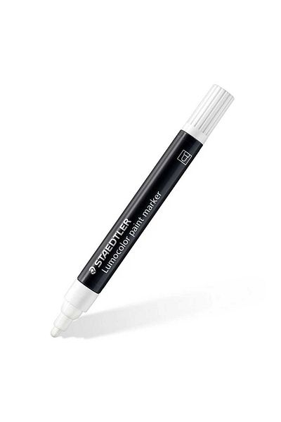 Staedtler Marker permanent cu vopsea acrilică Lumocolor alb