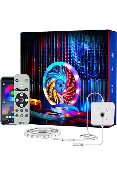 Huerler Hueler Smart RGB LED TV Strip Kit 2.5 meters