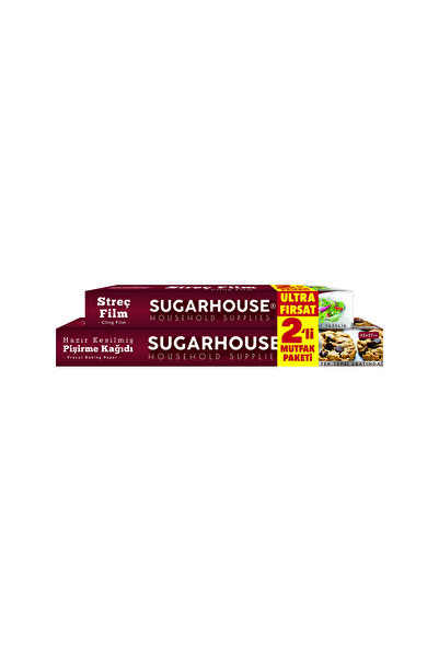 SUGARHOUSE PİŞİRME KAĞIDI-STREÇ FİLM ULTRA FIRSAT 2 Lİ MUTFAK