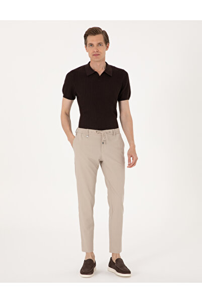Pierre Cardin Bej Klasik Jogger Pantolon 50305397-VR011