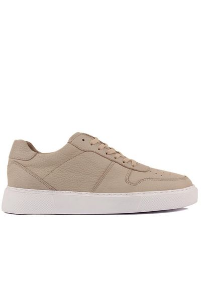 SailLakers - Beige Leather Men's Casual Shoes