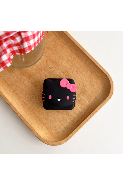 Choice 2 حامل هاتف ذكي من سانريو هالو كيتي مع مرآة قابلة للطي بلون الماكارون ...