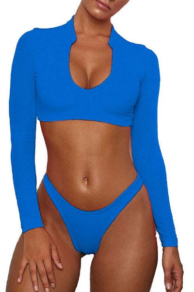 WildFashion Costum de baie in doua piese cu sutien stil top SW1943-4