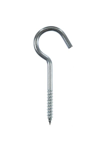 ACE 2-Piece Zinc Plated Corrosion Resistant Steel Ceiling Hook Silver 3-3/8inch