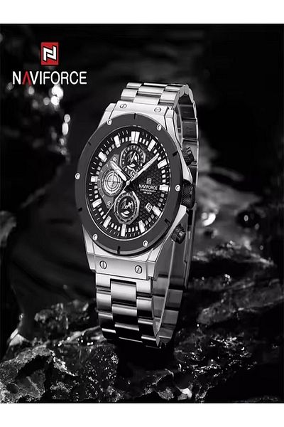 Naviforce Luxury Factory Watch Waterproof Big Dial Wristwatch Relogio Masculino for Mens OEM ODM Male Clock