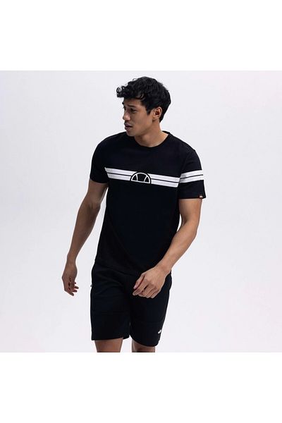 Ellesse Ανδρικό μαύρο μπλουζάκι – Em442-bk