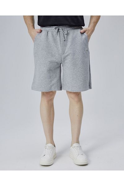 Starter Asher Gray Slit Patched Comfortable Fit Men's Knitted Shorts