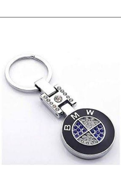 ÇELİKSİLVERTAKI Bmw Stone Metal Premium Keychain